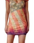 Vestido Bandeira USA Vintage
