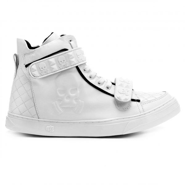 Tênis Sneakers Caveira Branco